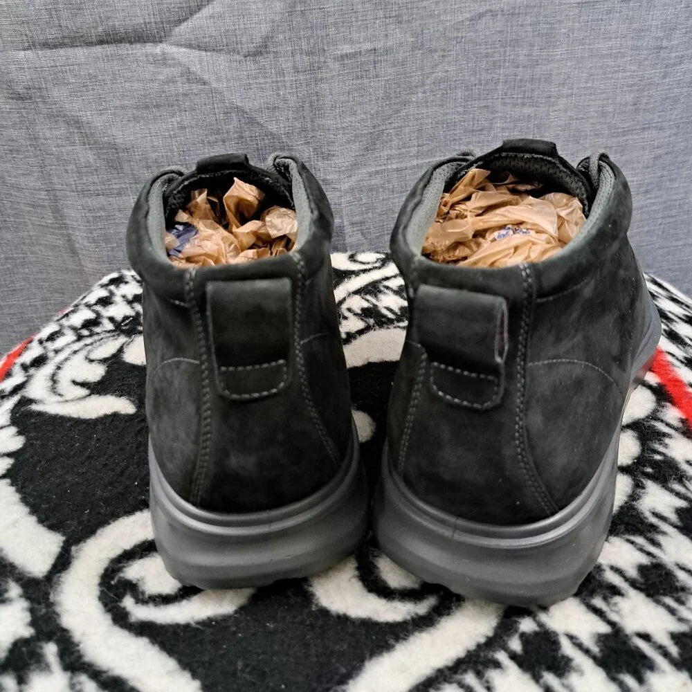 %ECCO Boots Men Suede Black Size 12 - 12.5 / D9